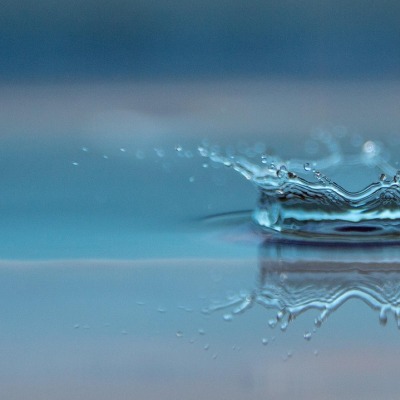 water splash blue